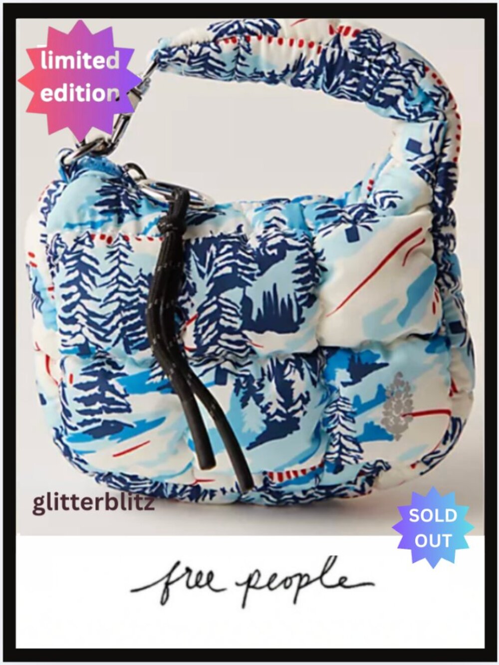 Free People Quilted Micro Pouch - Limited Edition